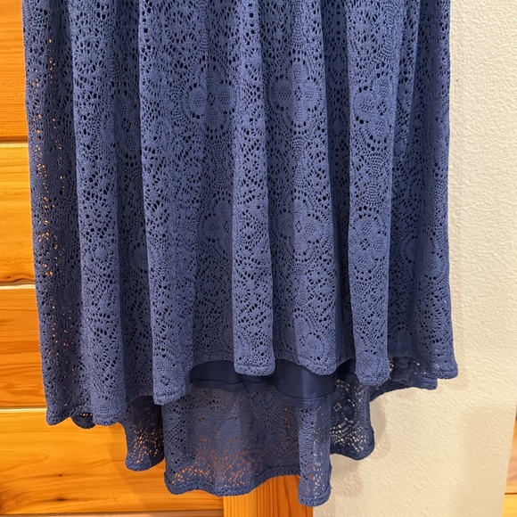 Anthropologie Leifnotes stretch lace high-low dress - Picture 7 of 10